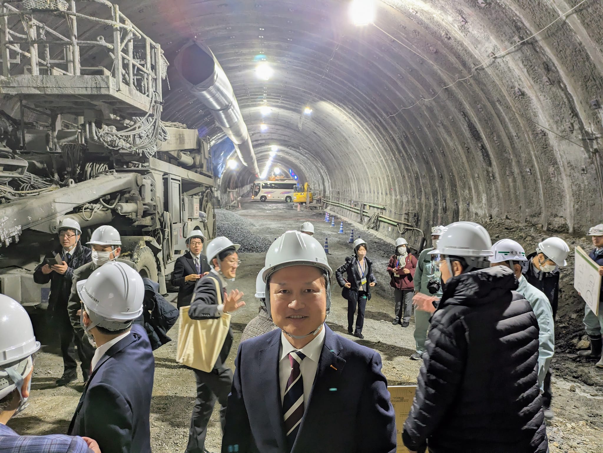 大滝トンネルと秩父県土整備事務所視察